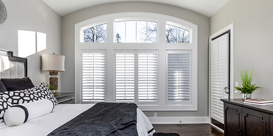 Shutters without Top Arch covered / French Door Shutter